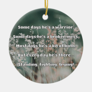 Empath Strength Positive Quote Encouragement Ceramic Tree Decoration