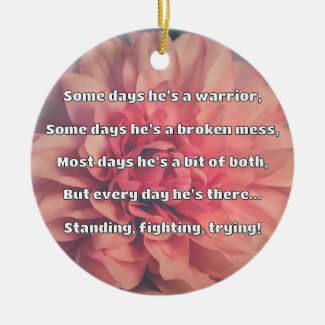 Empath Strength Positive Quote Encouragement  Ceramic Tree Decoration