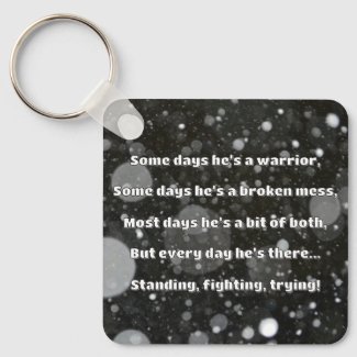 Empath Strength Positive Quote Encouragement  Key Ring