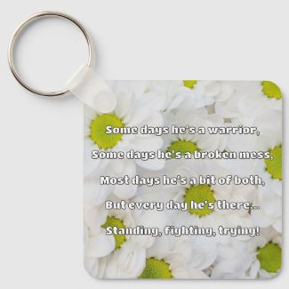 Empath Strength Positive Quote Encouragement  Key Ring