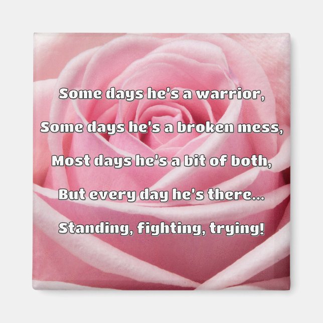Empath Strength Positive Quote Encouragement  Magnet (Front)