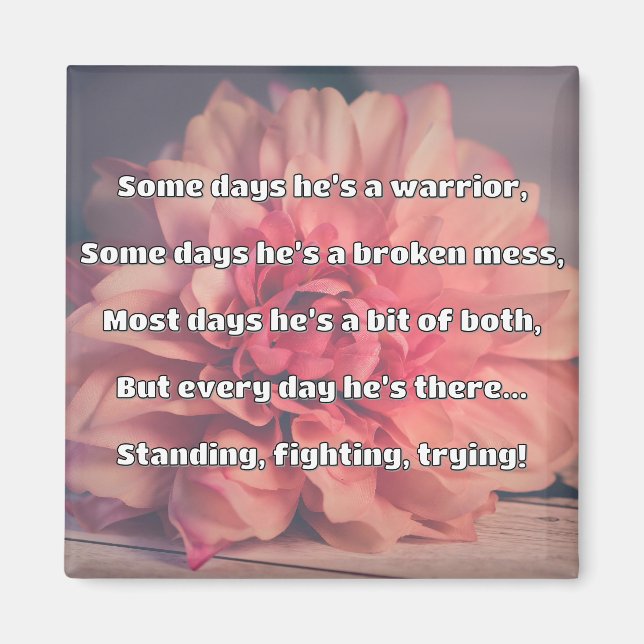 Empath Strength Positive Quote Encouragement  Magnet (Front)