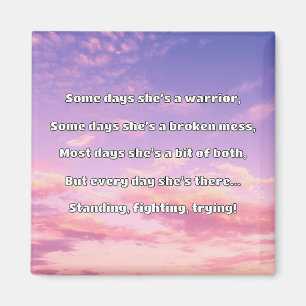 Empath Strength Positive Quote Encouragement  Magnet