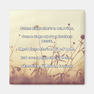 Empath Strength Positive Quote Encouragement  Magnet