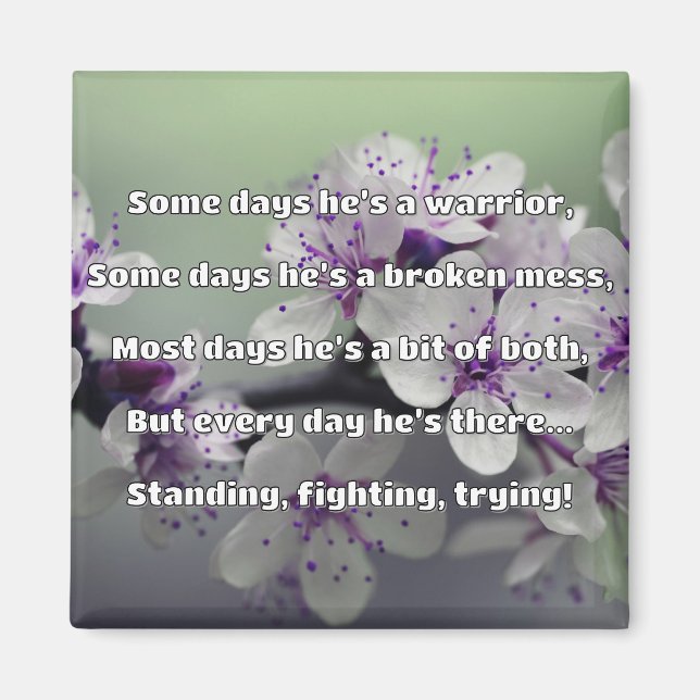 Empath Strength Positive Quote Encouragement  Magnet (Front)