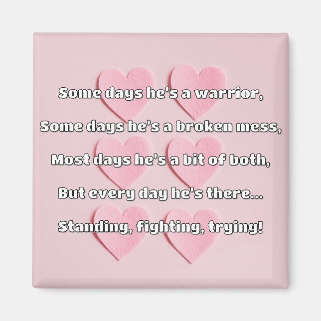 Empath Strength Positive Quote Encouragement  Magnet (Front)