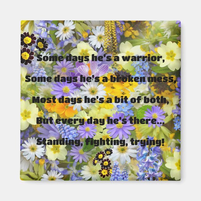 Empath Strength Positive Quote Encouragement  Magnet (Front)