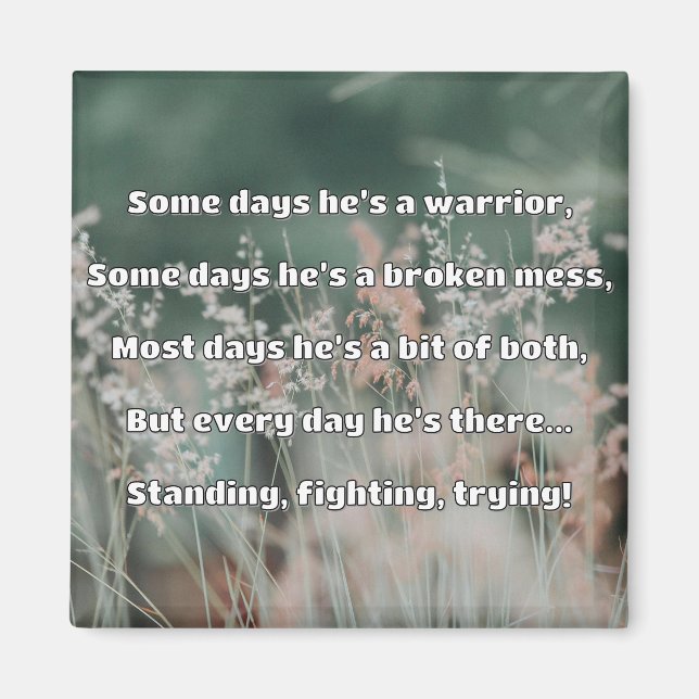 Empath Strength Positive Quote Encouragement  Magnet (Front)