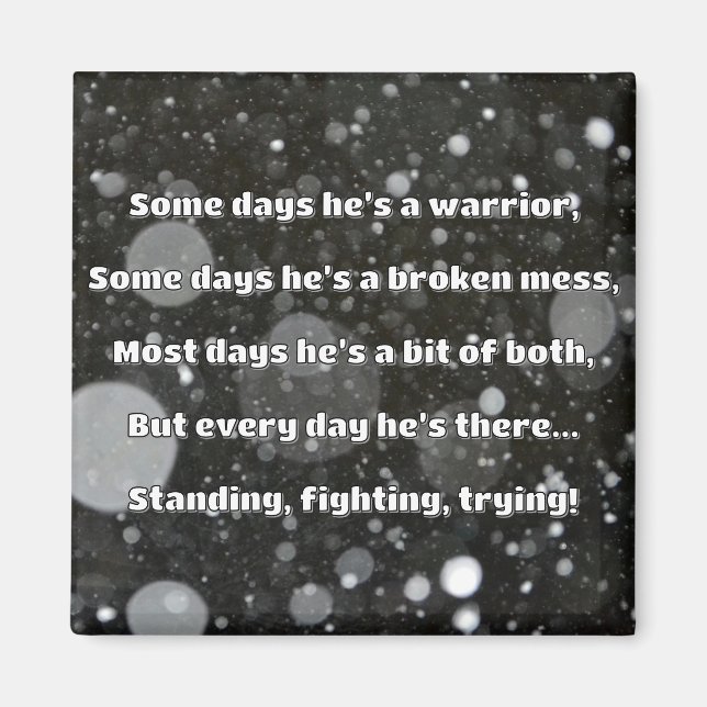 Empath Strength Positive Quote Encouragement  Magnet (Front)