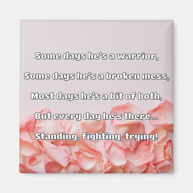 Empath Strength Positive Quote Encouragement  Magnet (Front)