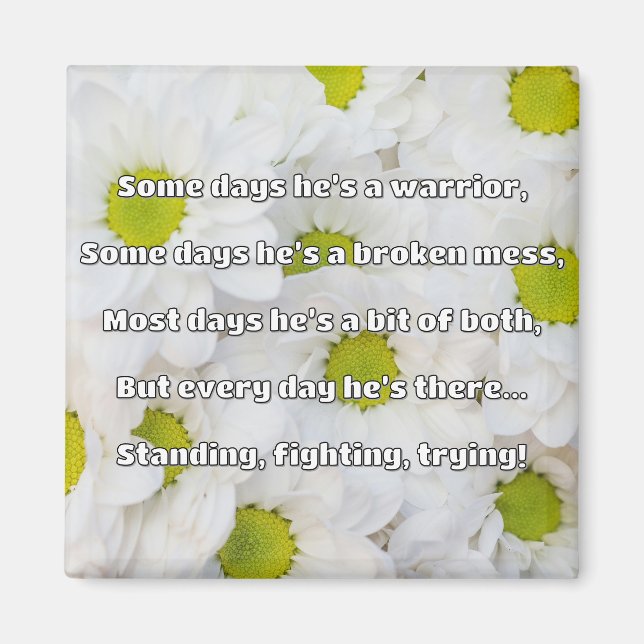 Empath Strength Positive Quote Encouragement  Magnet (Front)