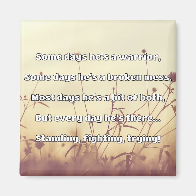 Empath Strength Positive Quote Encouragement  Magnet (Front)