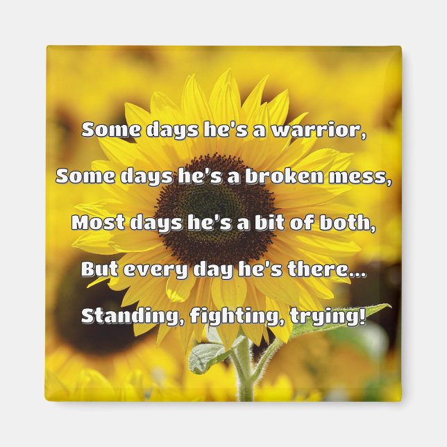 Empath Strength Positive Quote Encouragement  Magnet (Front)