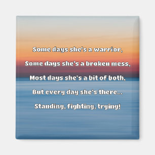 Empath Strength Positive Quote Encouragement  Magnet