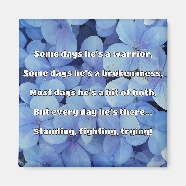 Empath Strength Positive Quote Encouragement  Magnet (Front)