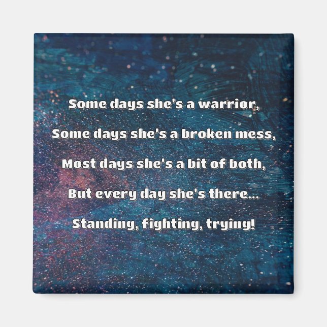 Empath Strength Positive Quote Encouragement  Magnet (Front)
