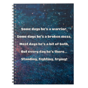 Empath Strength Positive Quote Encouragement Notebook