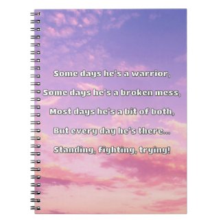 Empath Strength Positive Quote Encouragement  Notebook