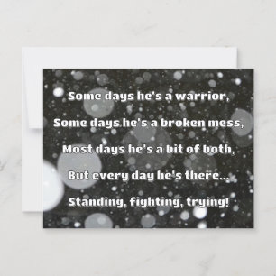 Empath Strength Positive Quote Encouragement Postcard