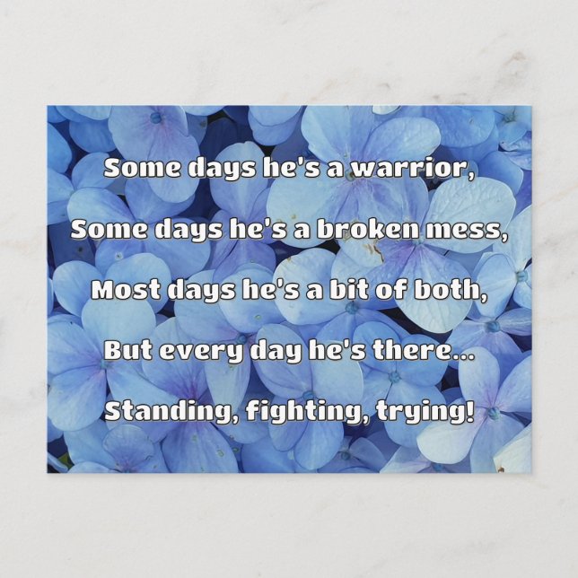 Empath Strength Positive Quote Encouragement  Postcard (Front)