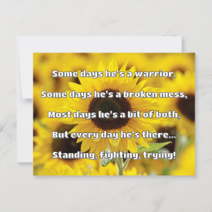 Empath Strength Positive Quote Encouragement Postcard
