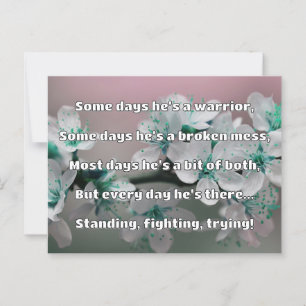 Empath Strength Positive Quote Encouragement  Postcard