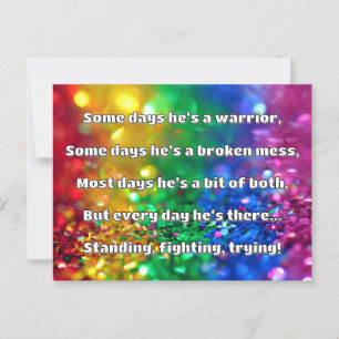Empath Strength Positive Quote Encouragement  Postcard