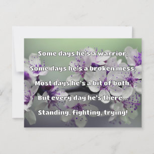 Empath Strength Positive Quote Encouragement Postcard