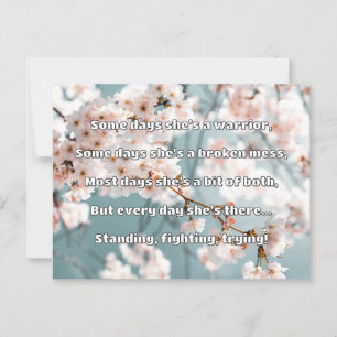 Empath Strength Positive Quote Encouragement  Postcard
