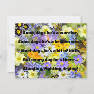 Empath Strength Positive Quote Encouragement  Postcard