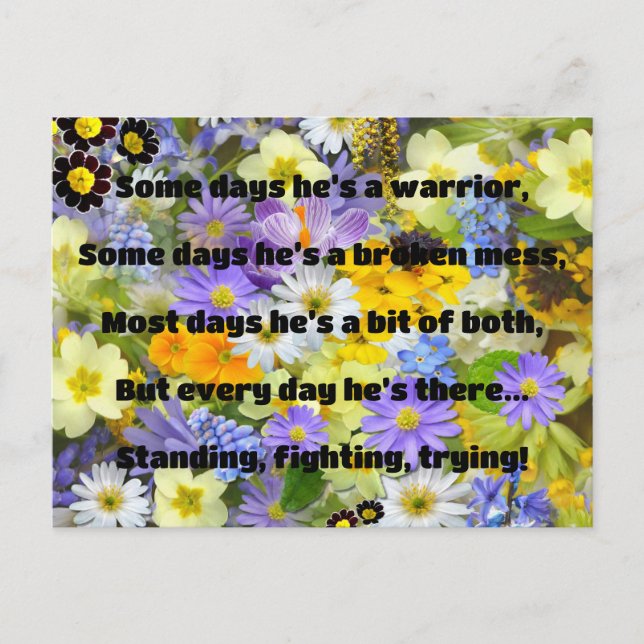 Empath Strength Positive Quote Encouragement  Postcard (Front)