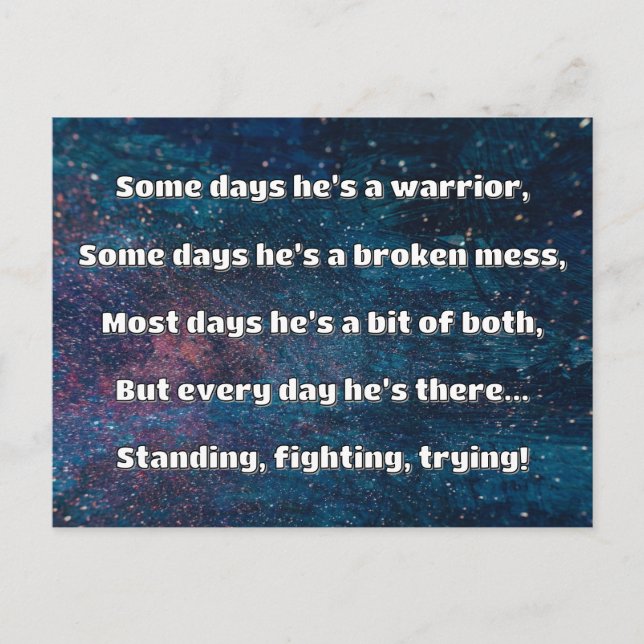 Empath Strength Positive Quote Encouragement  Postcard (Front)