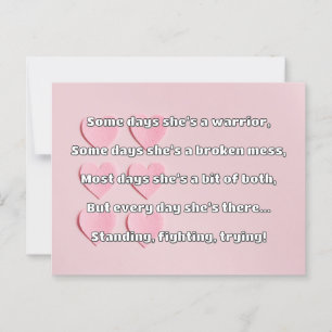 Empath Strength Positive Quote Encouragement  Postcard