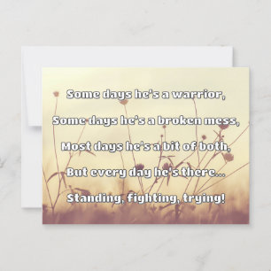 Empath Strength Positive Quote Encouragement Postcard