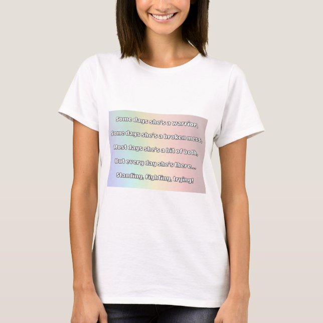 Empath Strength Positive Quote Encouragement  T-Shirt (Front)