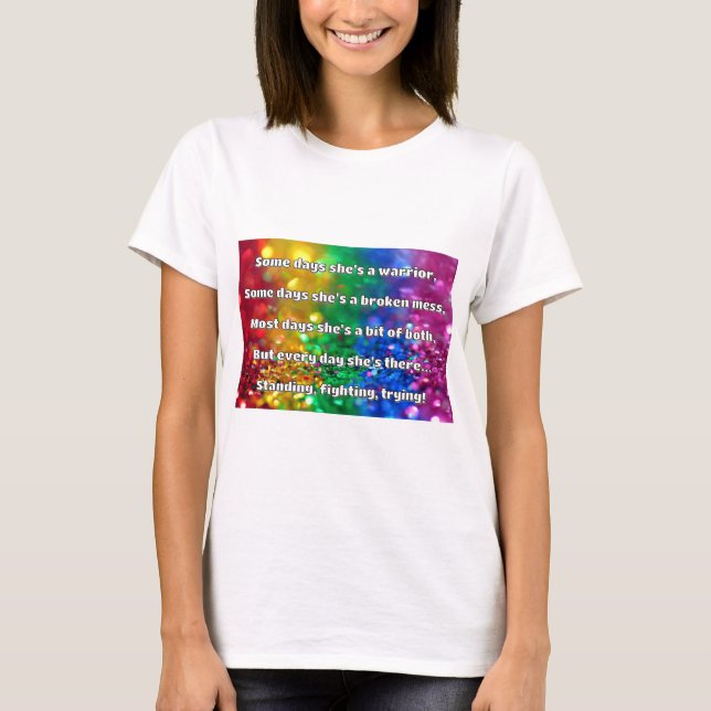 Empath Strength Positive Quote Encouragement  T-Shirt (Front)