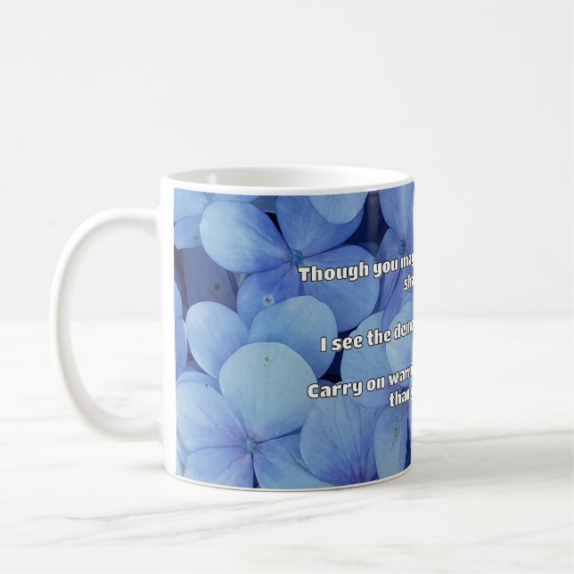 Empath Warrior Positive Quote Encouragement  Coffee Mug (Left)