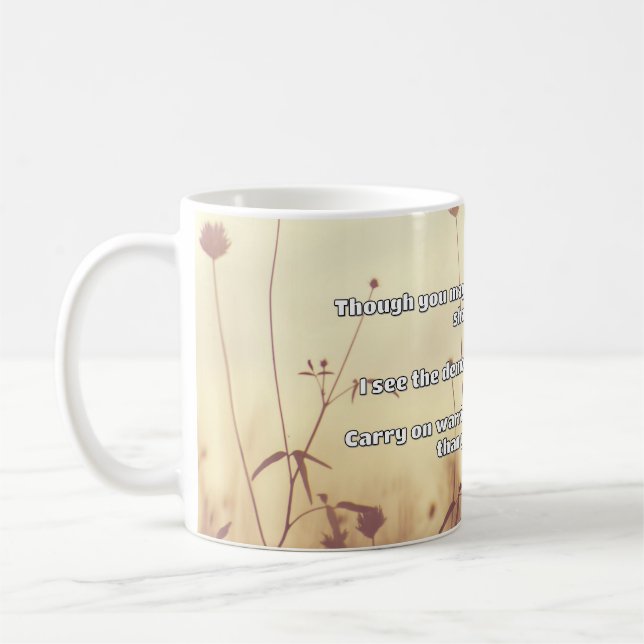 Empath Warrior Positive Quote Encouragement  Coffee Mug (Left)