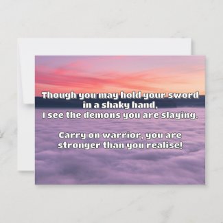 Empath Warrior Positive Quote Encouragement  