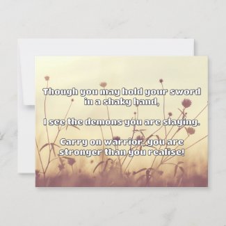 Empath Warrior Positive Quote Encouragement 