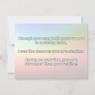 Empath Warrior Positive Quote Encouragement 