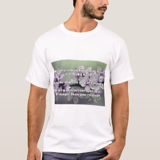 Empath Warrior Positive Quote Encouragement  T-Shirt