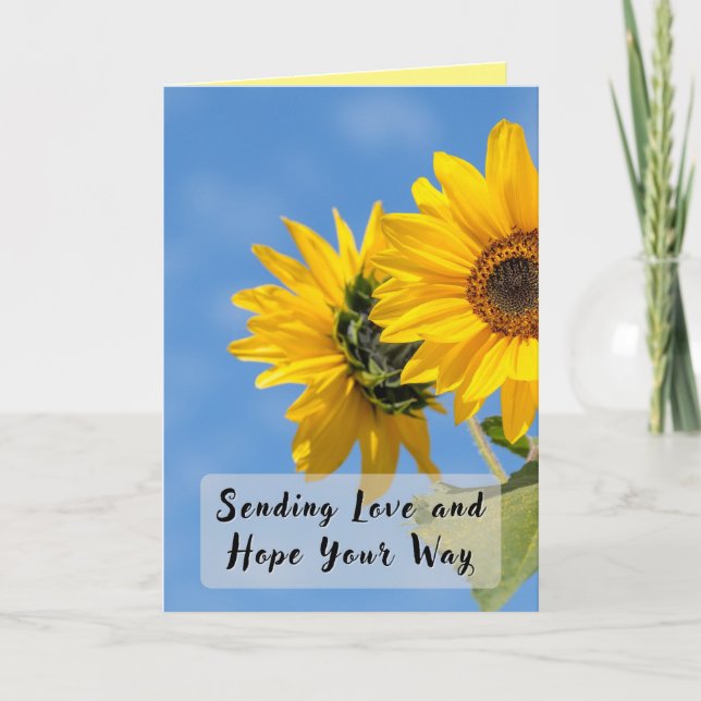 Empathy Card for Difficult Times eg Sickness (Front)