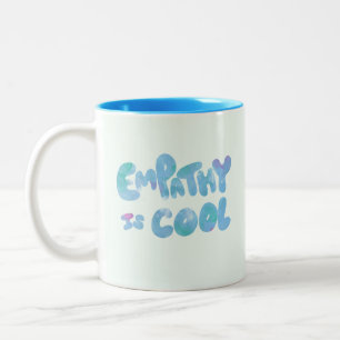 Empathy is Cool Two-Tone Coffee Mug