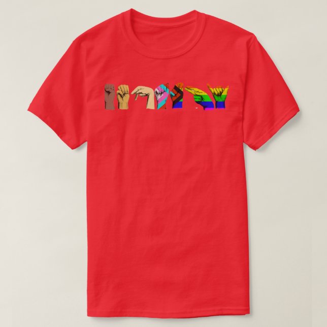 Empathy Sign Language T-Shirt (Design Front)