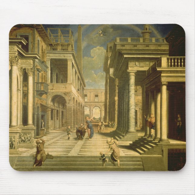 Emperor Augustus and the Sibyl, 1535 Mouse Mat (Front)