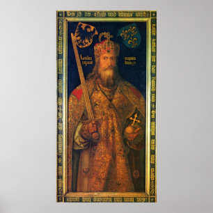 Emperor Charlemagne - Albrecht Durer - c1511 Poster
