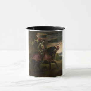 Emperor Charles V on Horseback (by Titian) Mug