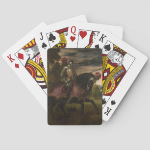 Emperor Charles V on Horseback (by Titian) Playing Cards