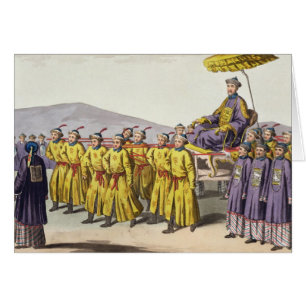 Emperor Ch'ien Lung carried in Triumph, plate 18 f